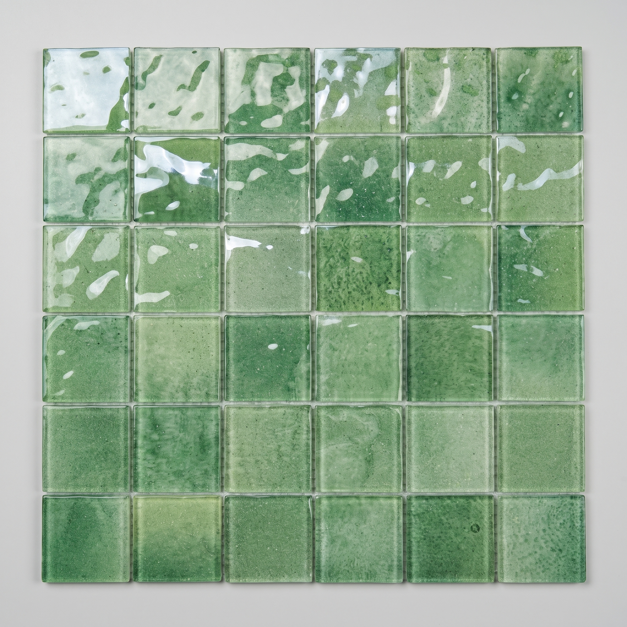 Glasmosaik Mosaikfliese Nizza 48×48 mm & 23×23×4 mm 